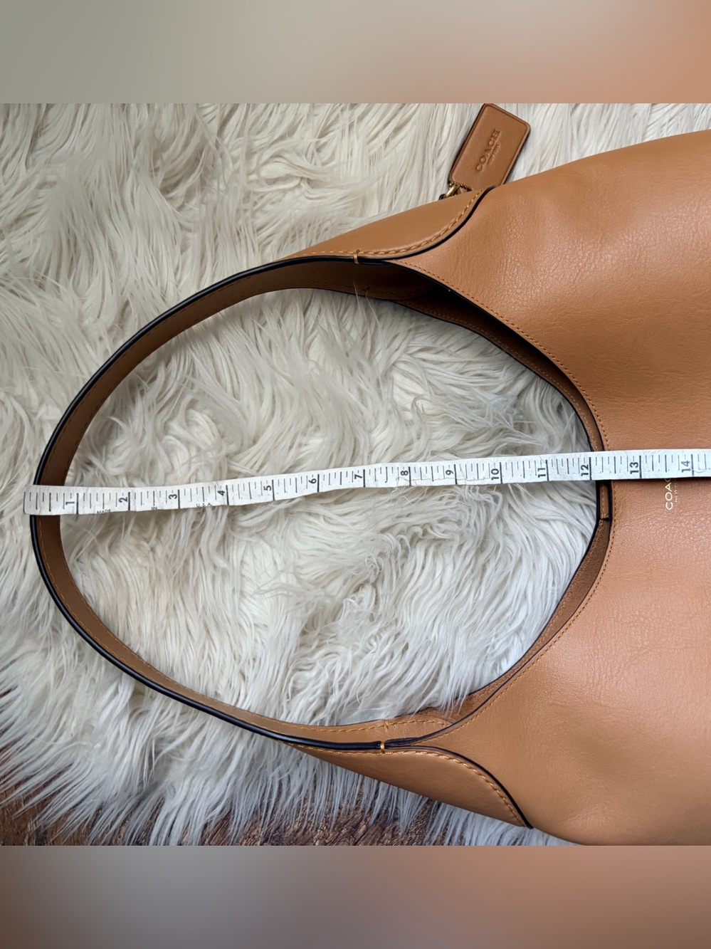 Coach Brooklyn Shoulder Bag 39 Honey Brown - Picture 14 of 17